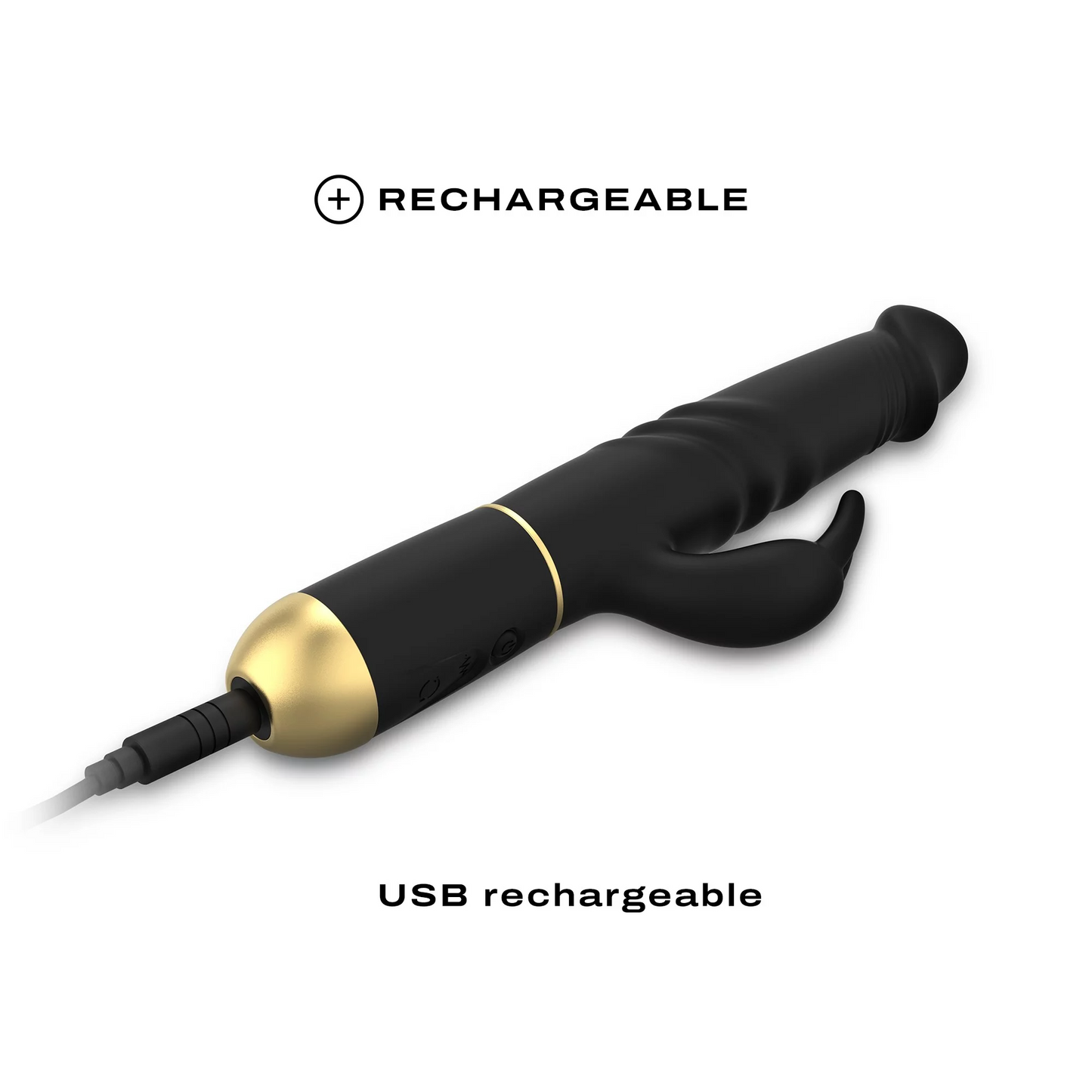 Furious Rabbit 2.0 Vibrator - Black/Gold