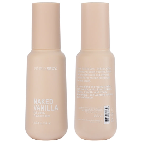 Pheromone Hair + Body Mist - Naked Vanilla
