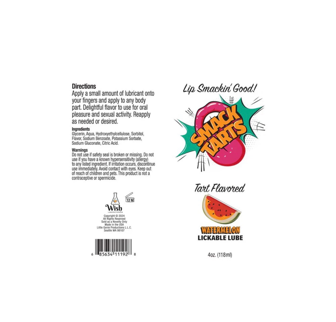 Smack Tart Oral Gel - Watermelon