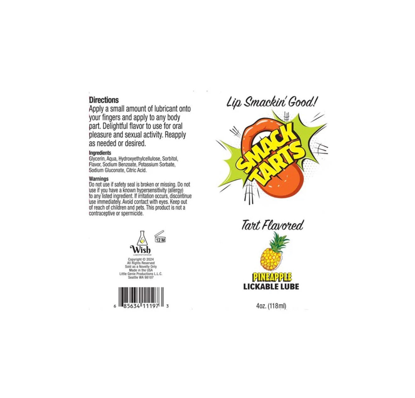 Smack Tart Oral Gel - Pineapple