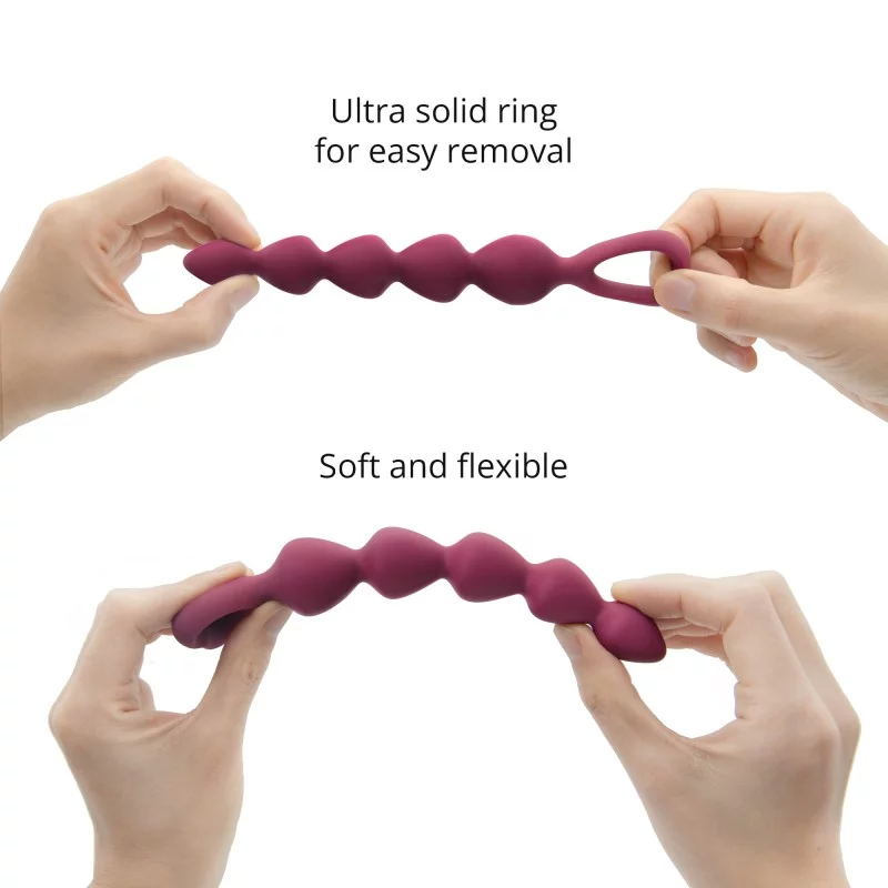 Bing Bang Medium - Anal Beads - Plum Star