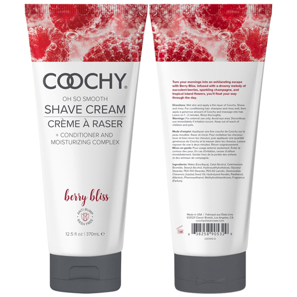Coochy Shave Cream - Berry Bliss 12.5oz