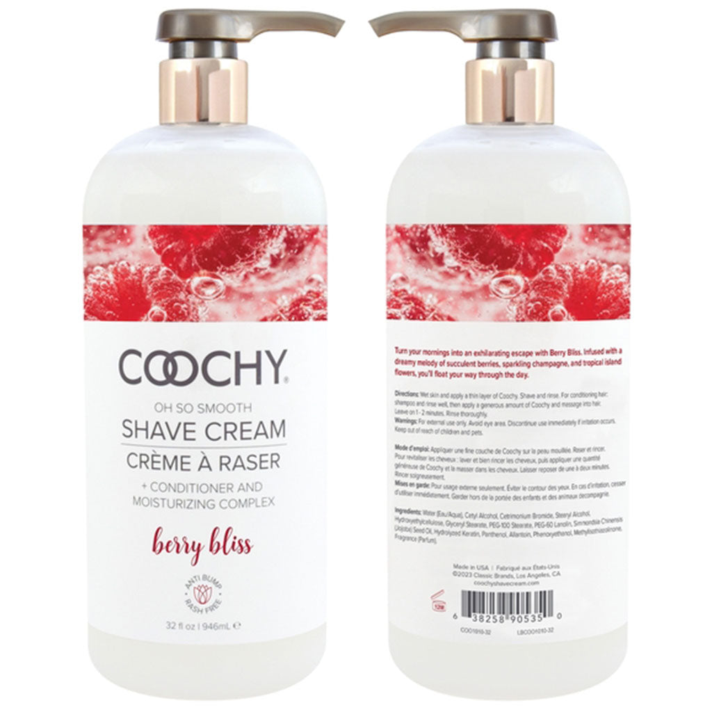 Coochy Shave Cream - Berry Bliss 32oz