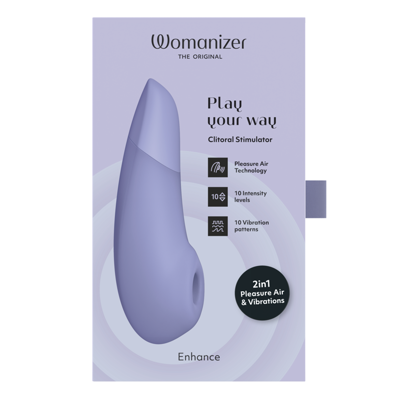 Enhance Clitoral Air + Vibration - Lilac