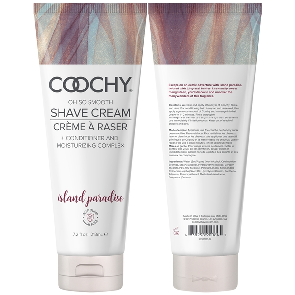 Coochy Shave Cream - Island Paradise 7.2oz