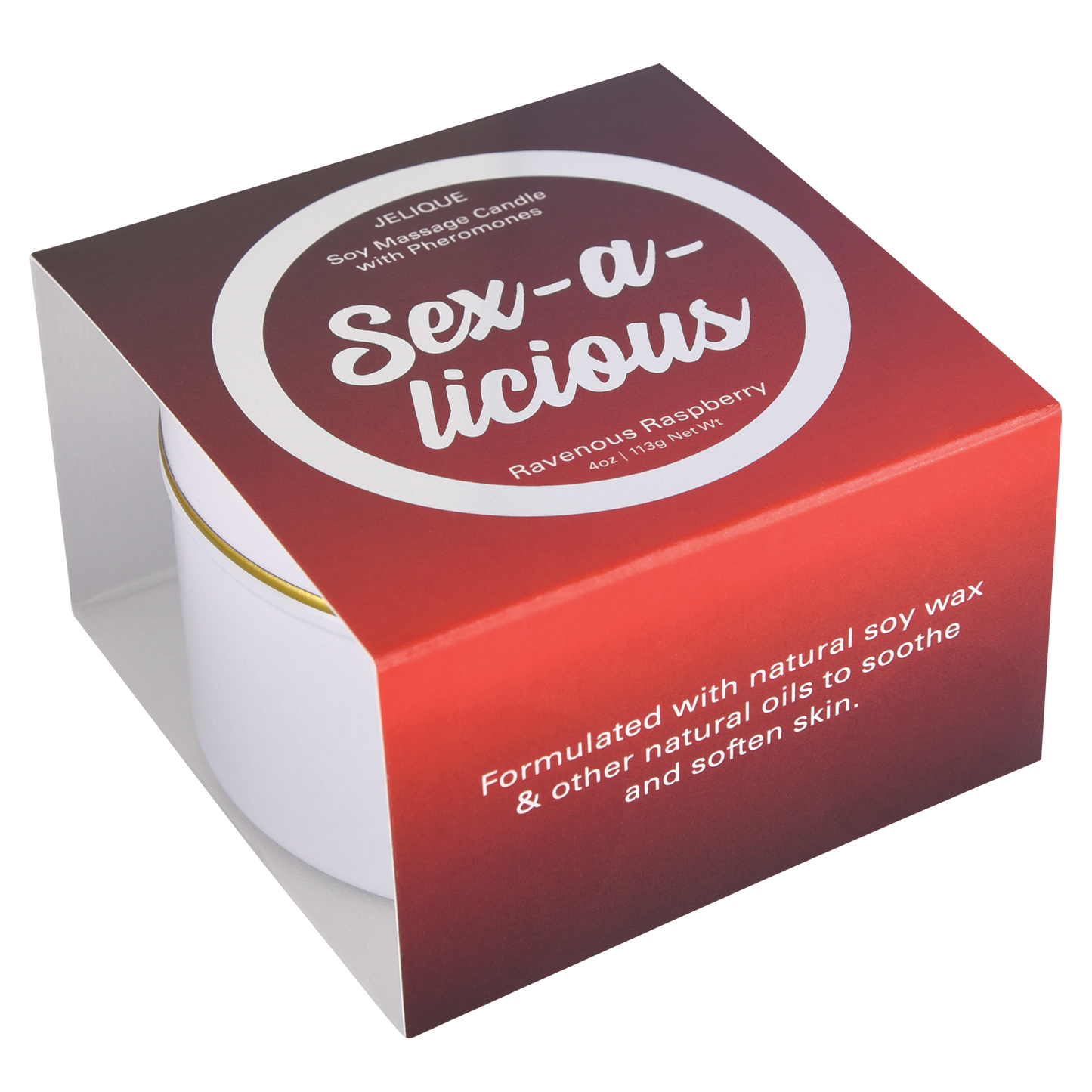 Pheromone Massage Candle Ravenous Raspberry - Sex-a-licious