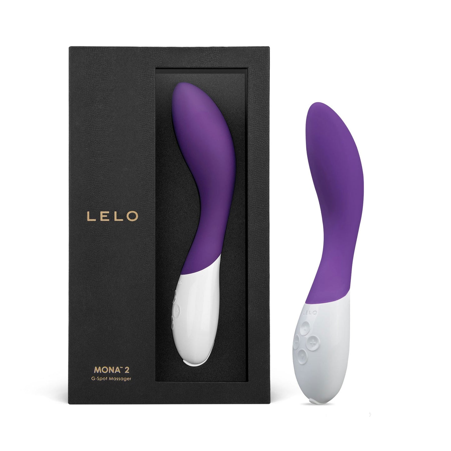 Mona 2 Curved G-Spot Wand - Purple