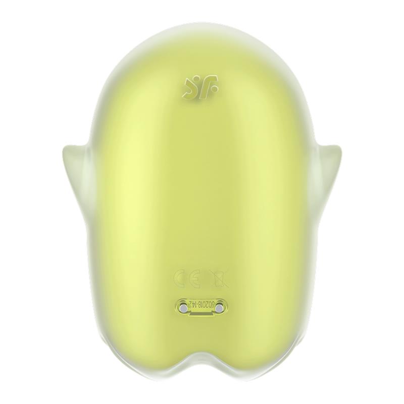 Glowing Ghost - Air Pulse Vibrator - Yellow