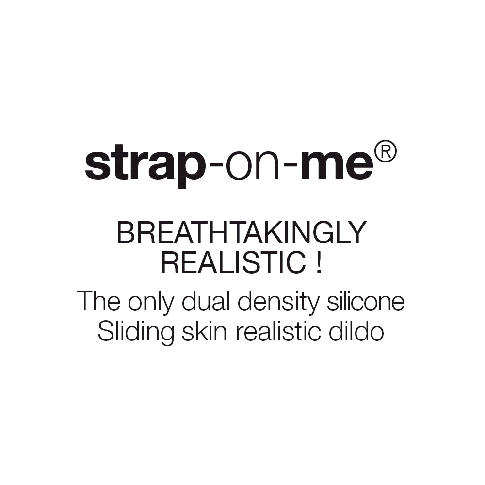 Sliding Skin Suction Cup Dildo Large - Vanilla