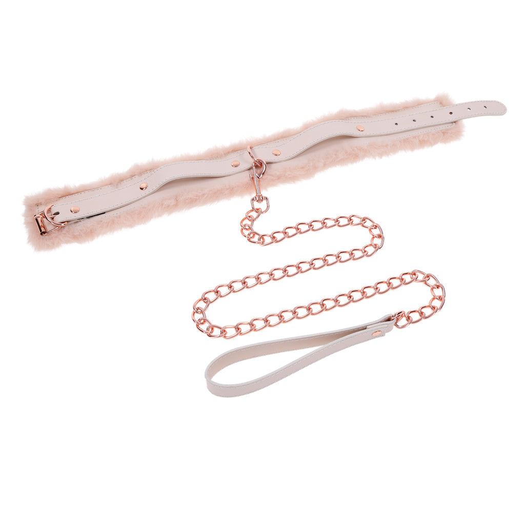 Peaches ‘n CreaMe - Fur Collar & Leash