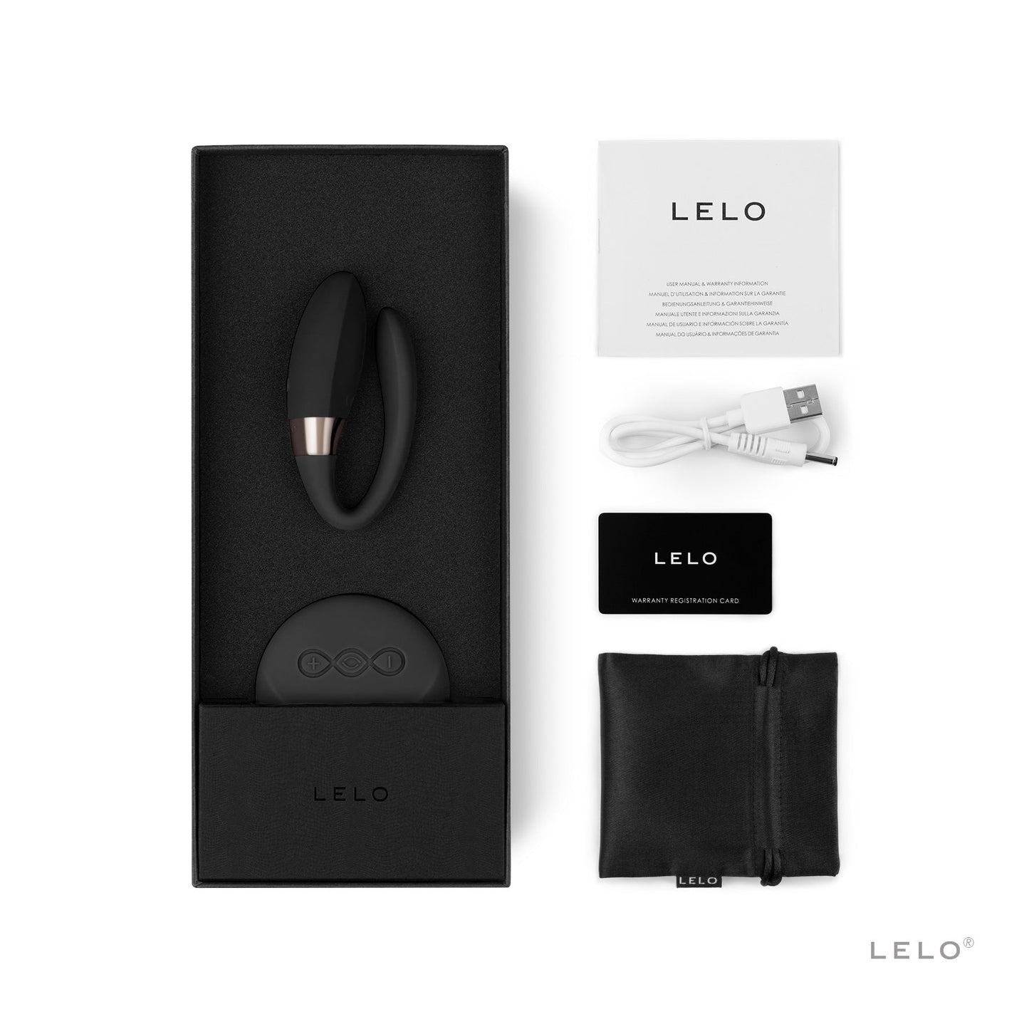 Tiani 2 Remote Controlled Dual Action Vibrator - Black