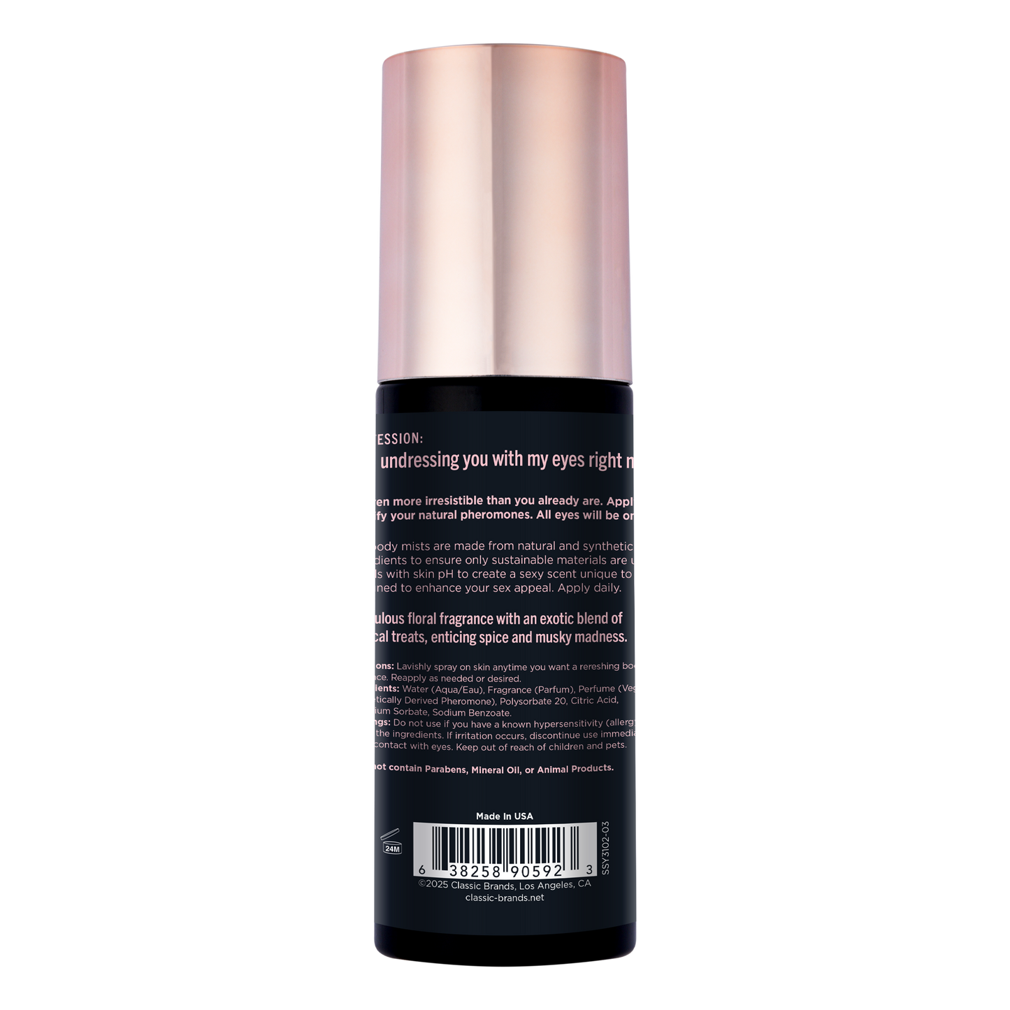 Turn Off The Lights - Pheromone Body Mist