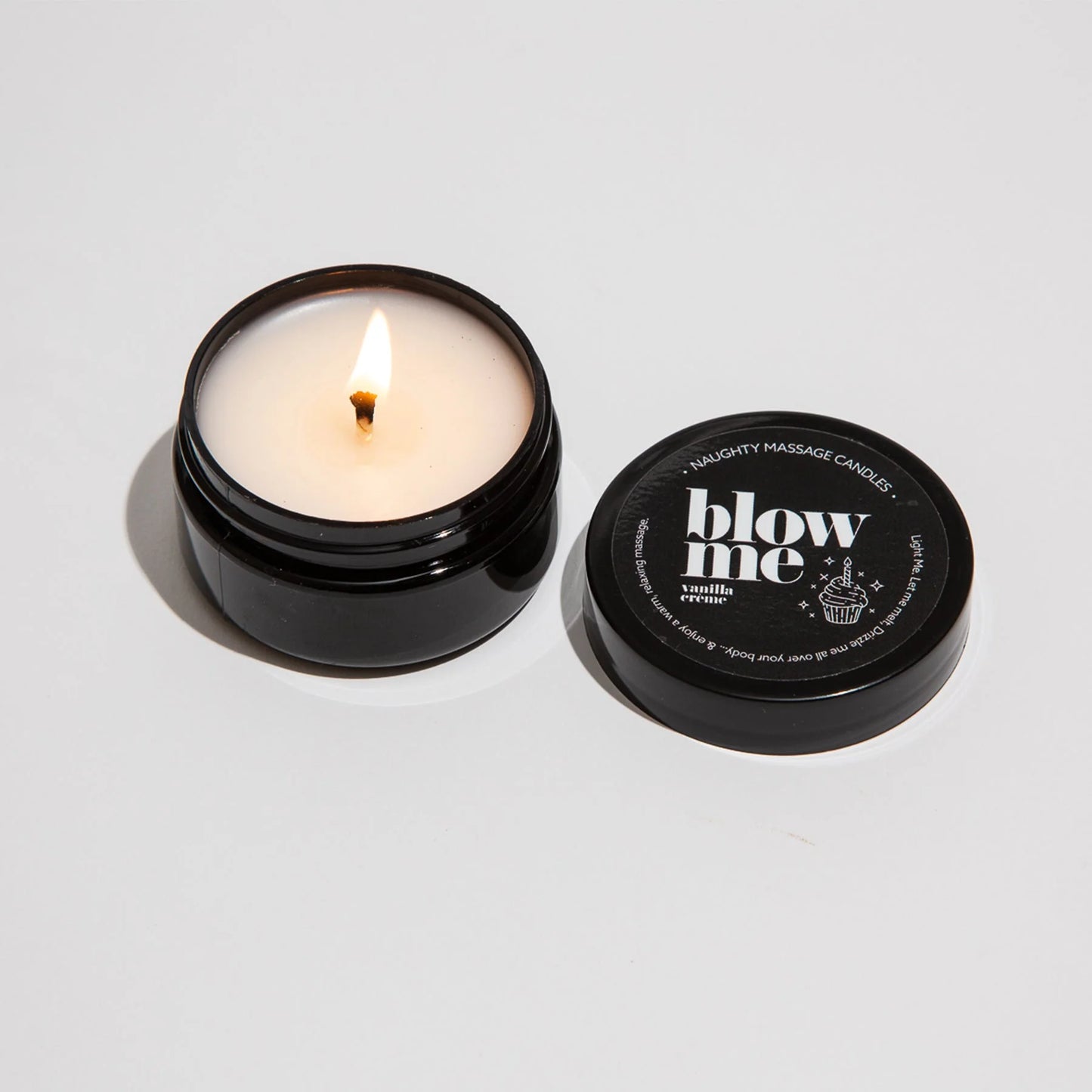Naughty Mini Massage Candle - Blow Me