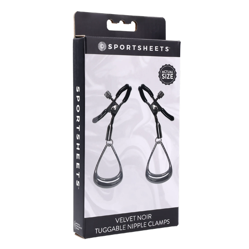 Velvet Noir - Tuggable Nipple Clamps