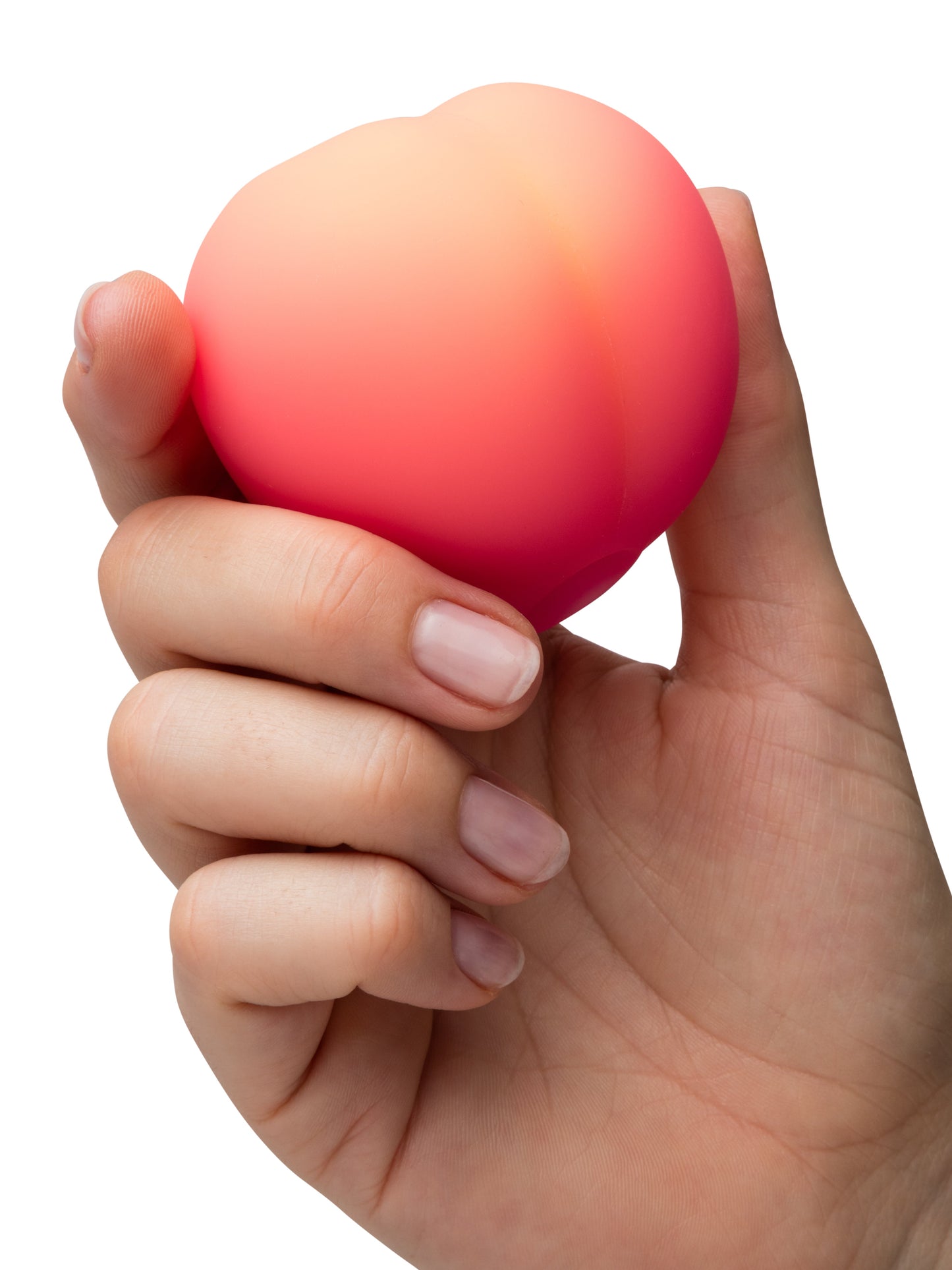 Pink Peach Clitoral Suction Toy