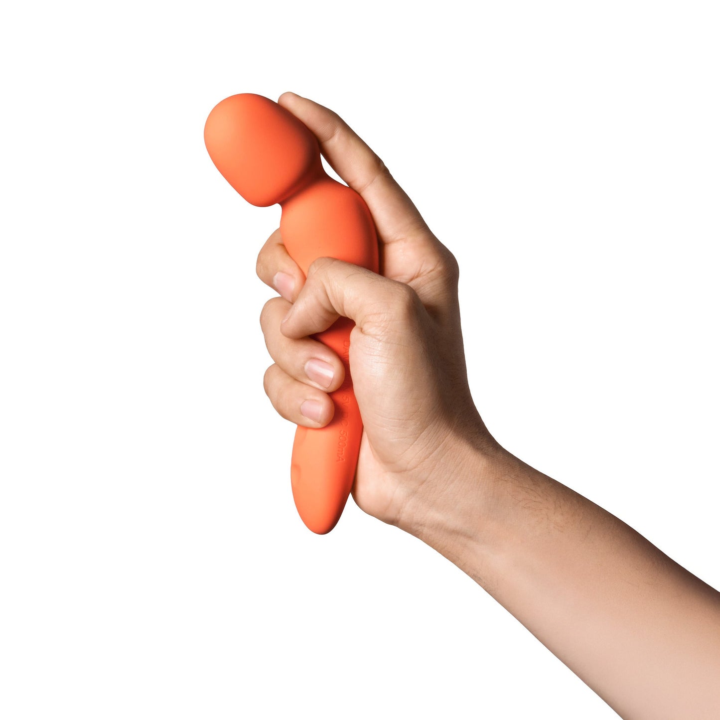 Min Mini Vibrating Wand - Papaya