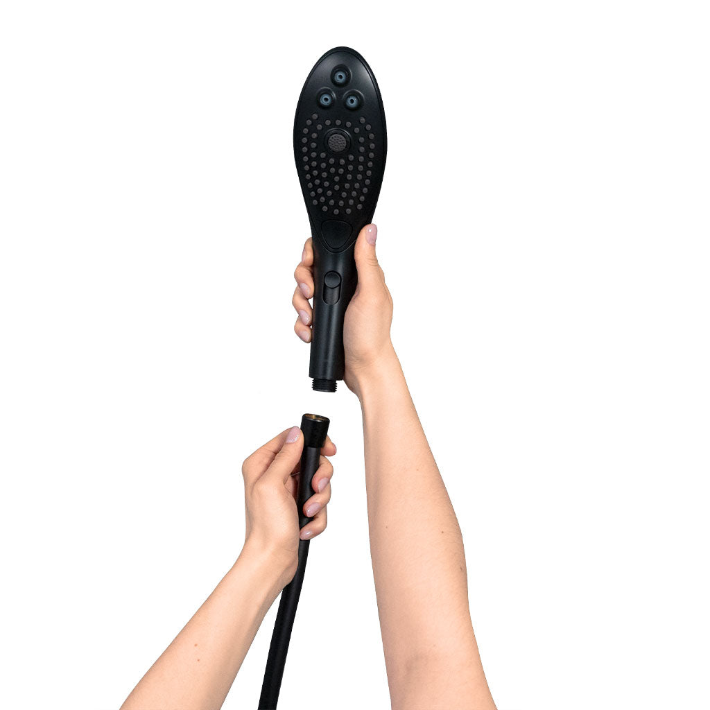 Wave - Showerhead Jet Vibrator Black