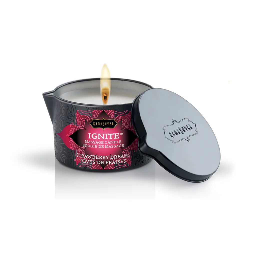 Ignite Massage Oil Candle - Strawberry Dreams