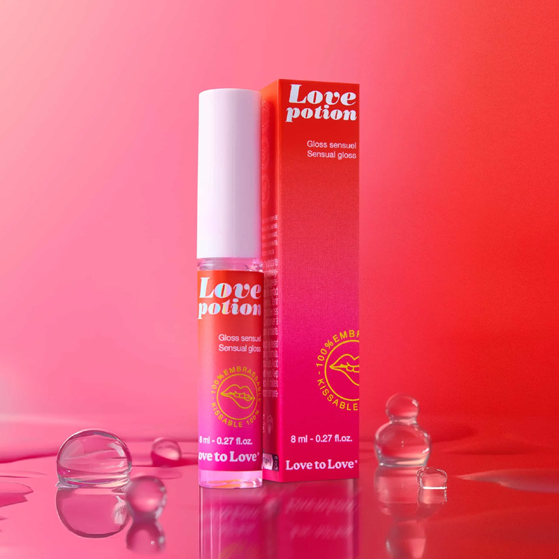 Love Potion Temperature Play Lip Gloss - Coconut Flavour