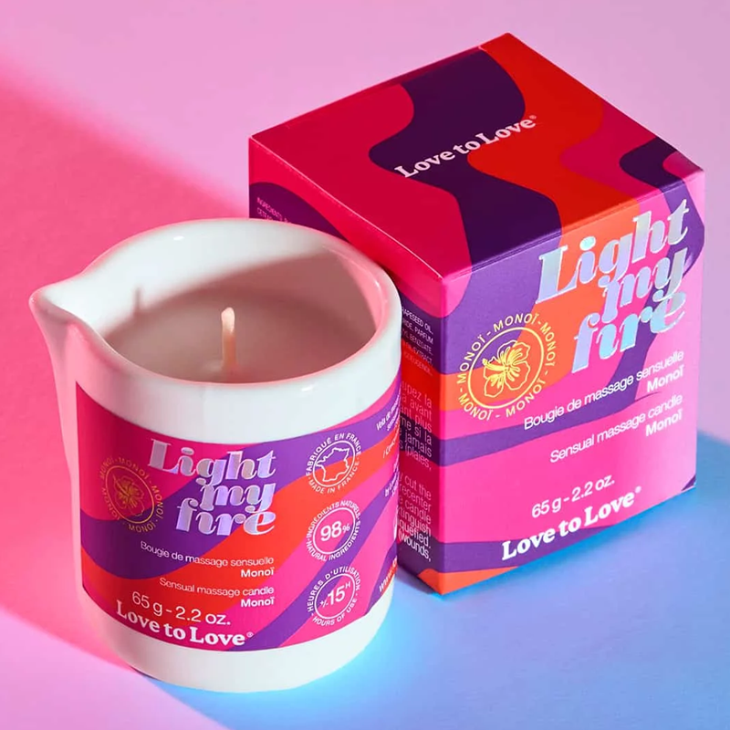 Light My Fire Massage Candle - Monoi