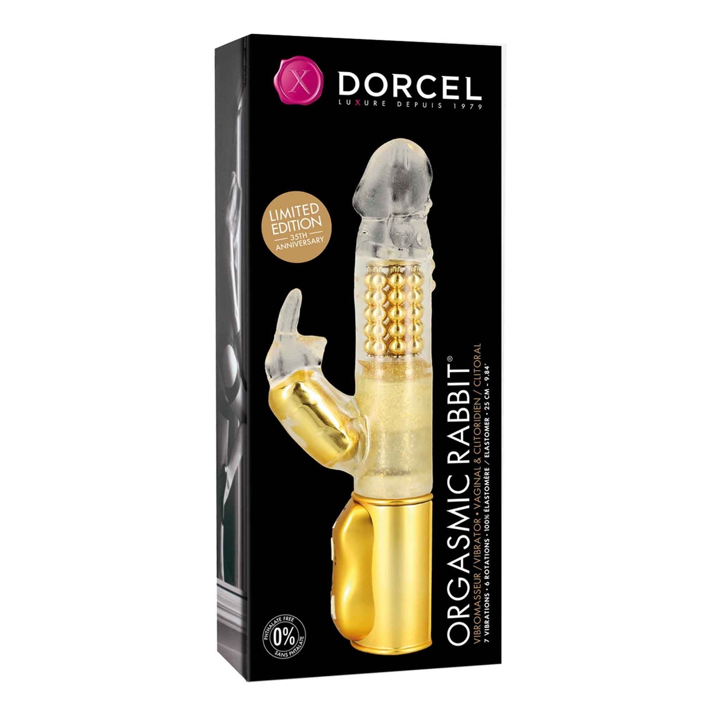 Orgasmic Rabbit Gold Dual Action Vibrator