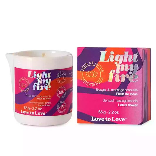 Light My Fire Massage Candle - Lotus Flower