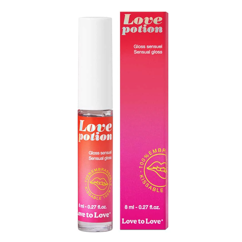 Love Potion Temperature Play Lip Gloss - Coconut Flavour