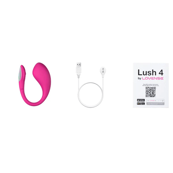 Lush 4 - Remote Controlled Vibrator - Pink