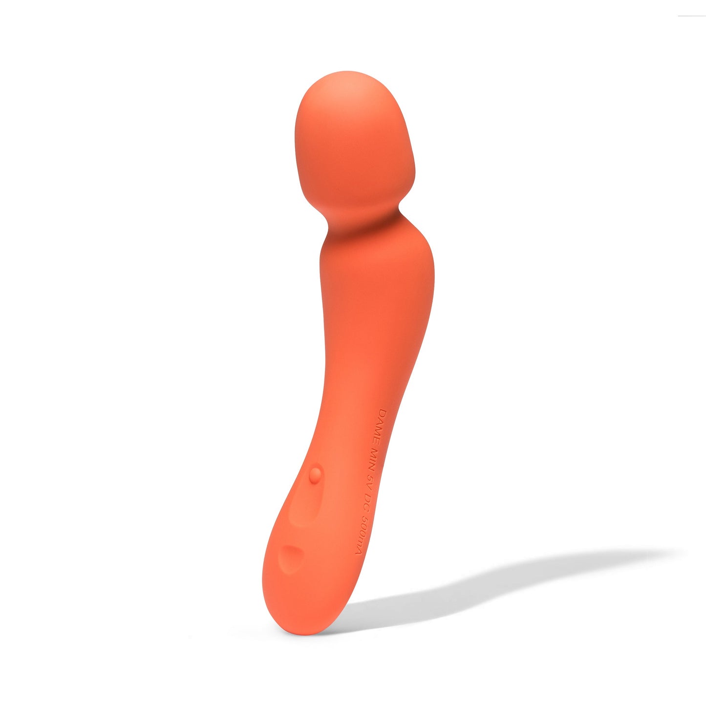 Min Mini Vibrating Wand - Papaya