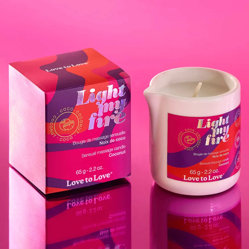 Light My Fire Massage Candle - Coconut