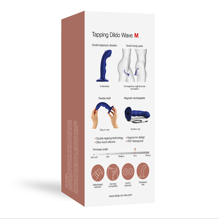 Tapping Dildo Medium - Blue