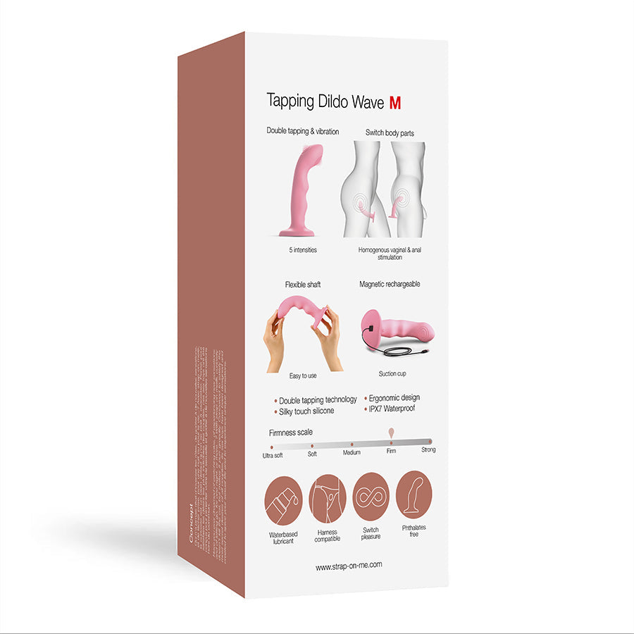 Tapping Dildo Medium - Pink
