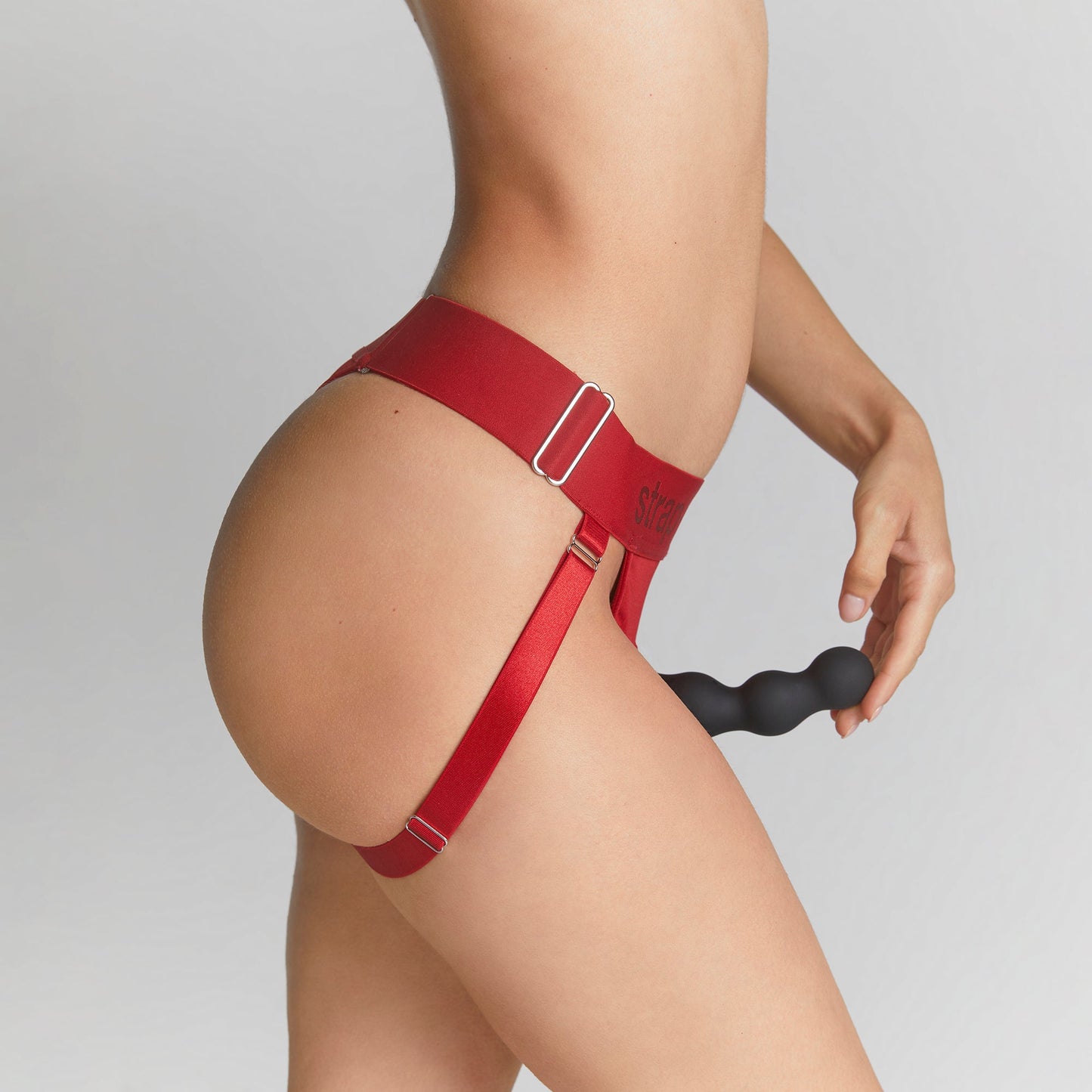 Unique Lingerie Strap On Harness - Red