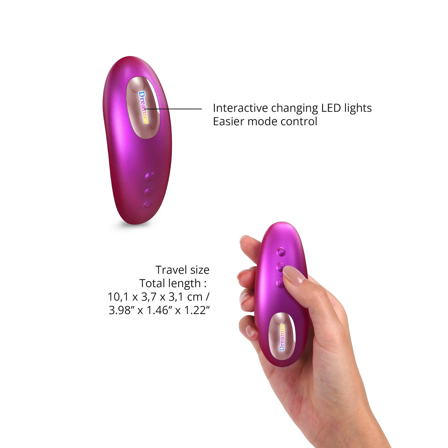 Dreamer Clitoral Flapping Vibrator - Pink