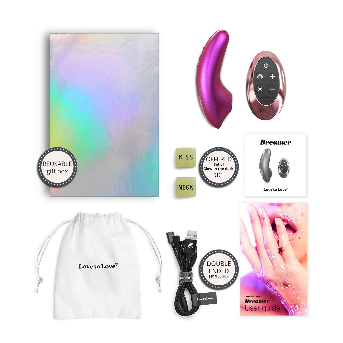 Dreamer Clitoral Flapping Vibrator - Pink