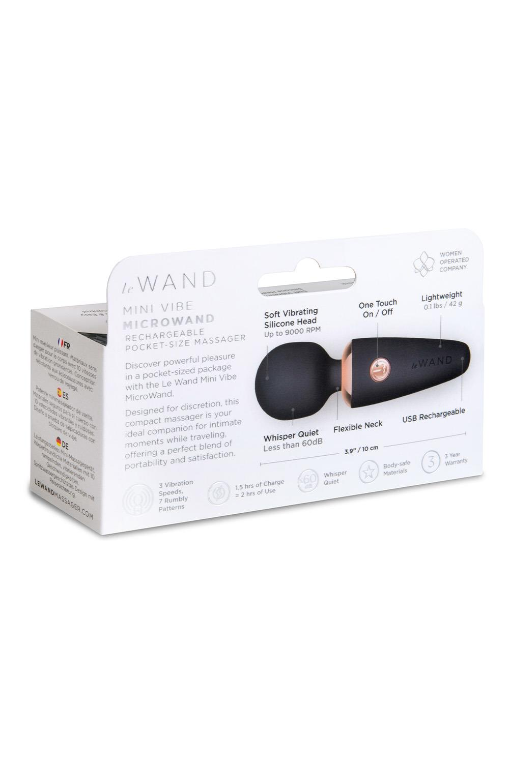 Mini Micro Wand - Black