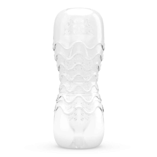 Double Oo - Clear Textured Stroker