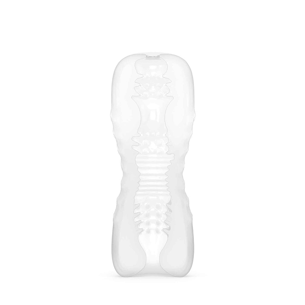 Double Oo - Clear Textured Stroker
