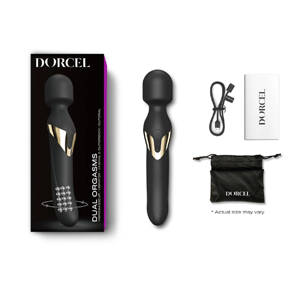 Dual Orgasms Wand Vibrator