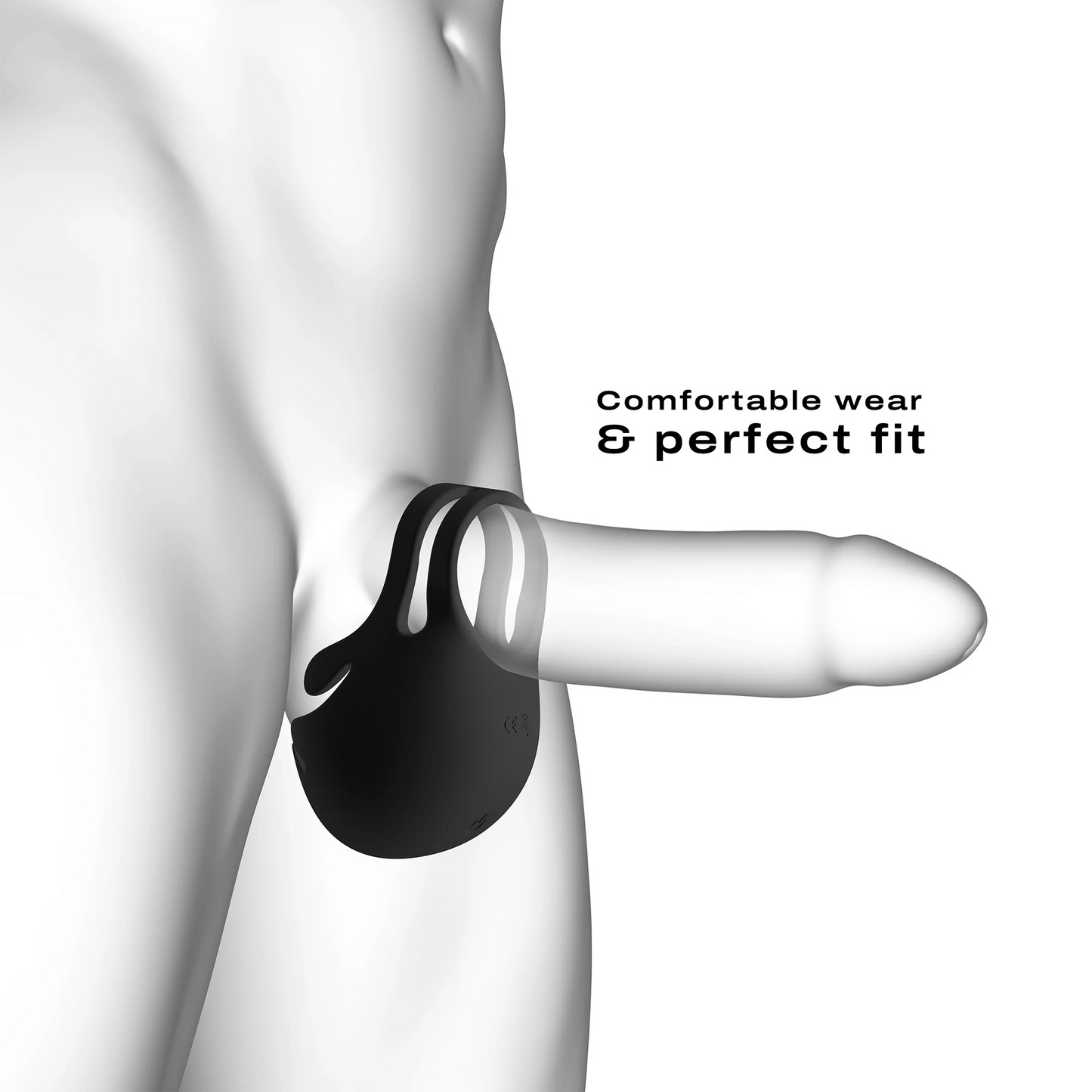 Fun Bag Vibrating C-Ring & Testicle Stimulator