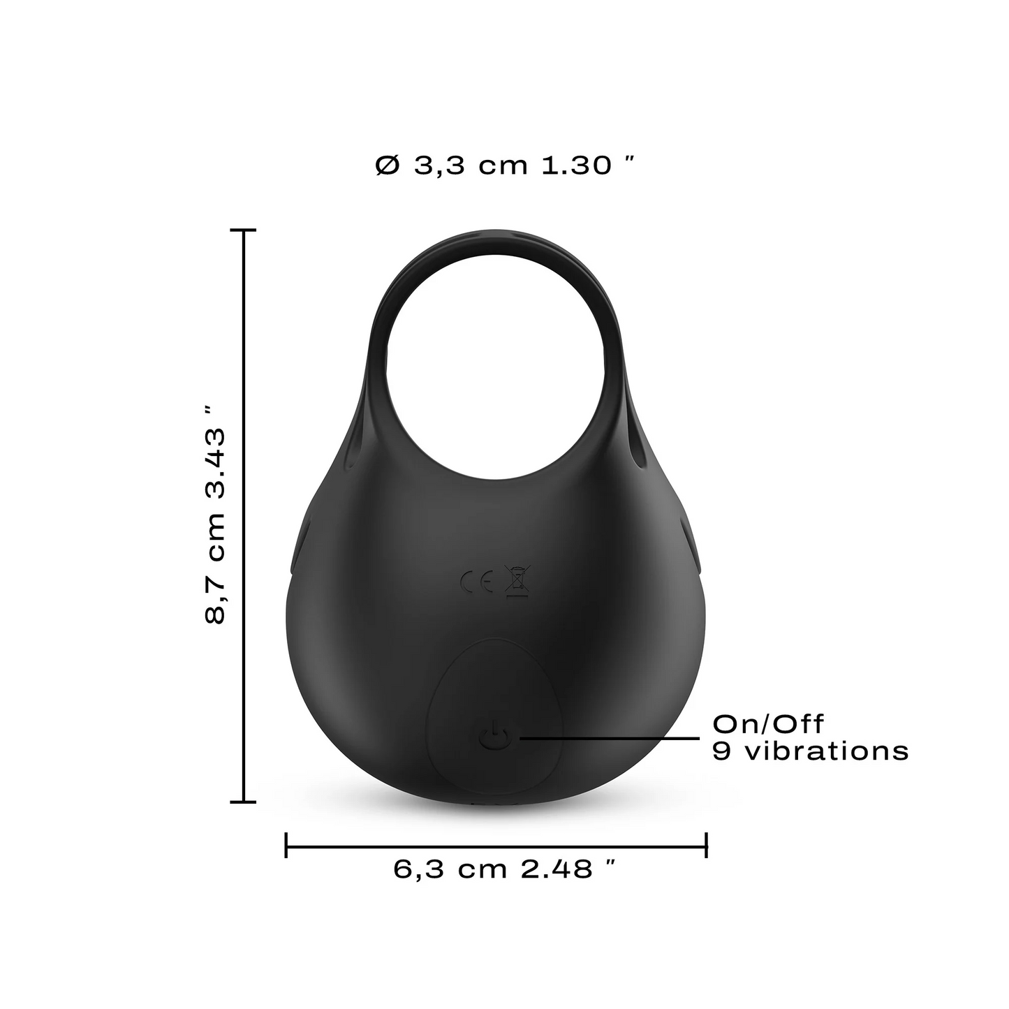 Fun Bag Vibrating C-Ring & Testicle Stimulator