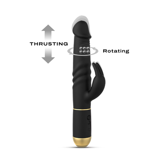 Furious Rabbit 2.0 Vibrator - Black/Gold