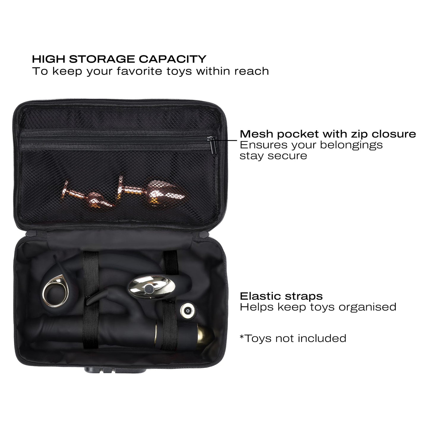 Discreet Toy Box - Gold