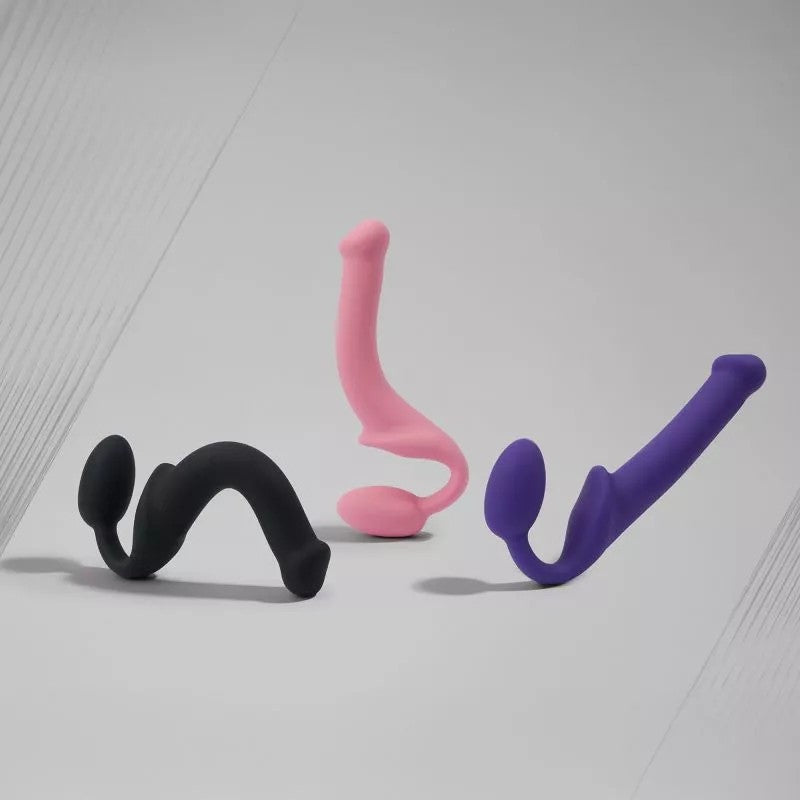 Bendable Strapless Strap-On Medium - Pink