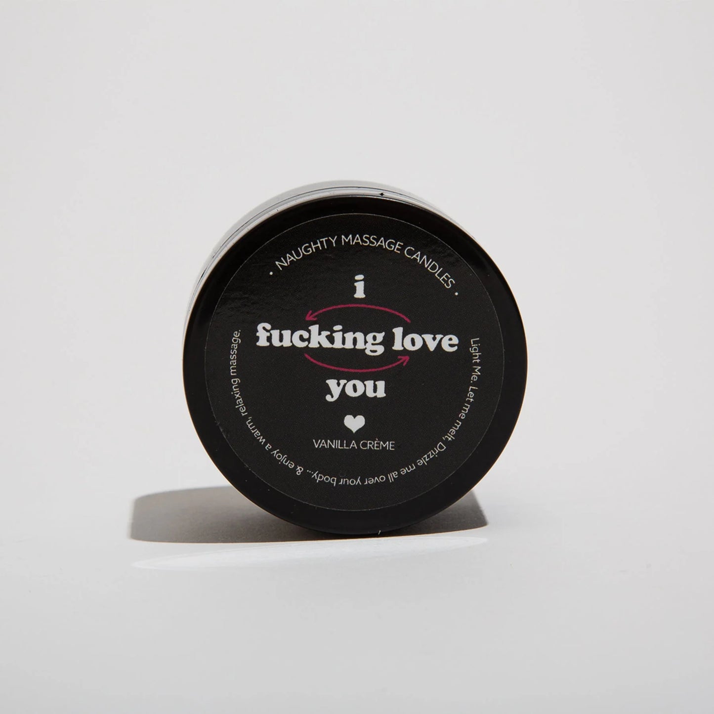 Naughty Mini Massage Candle - I F*cking Love You