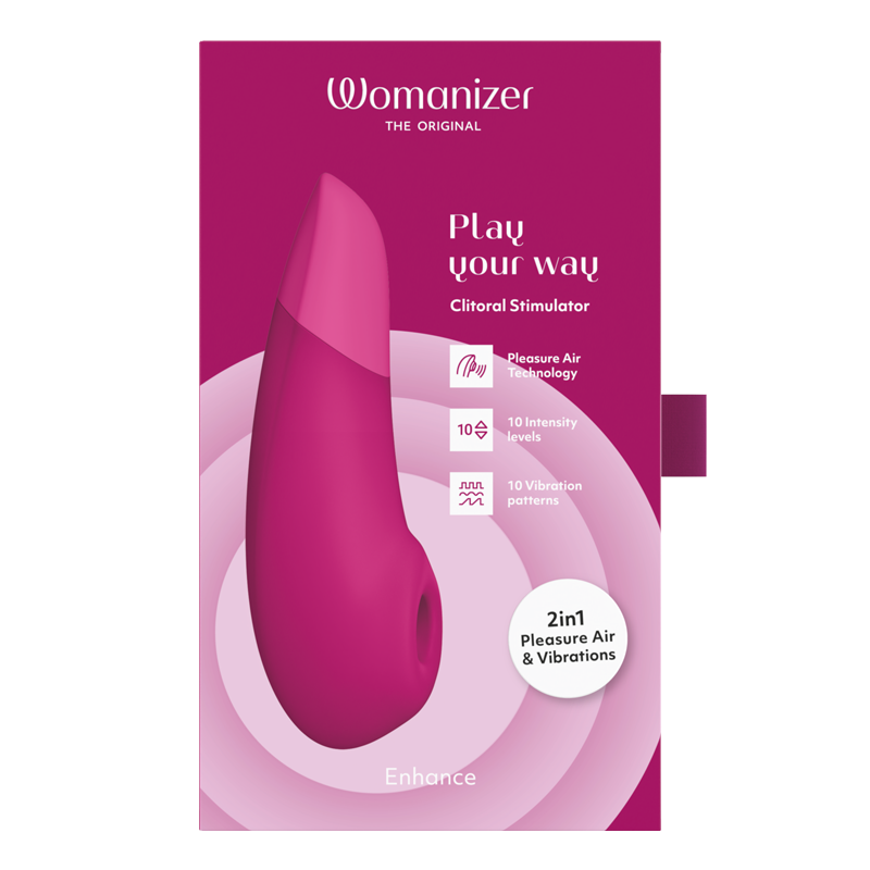 Enhance Clitoral Air + Vibration - Vibrant Pink