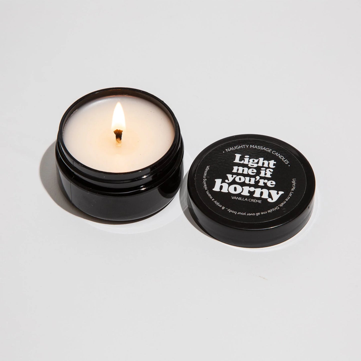 Naughty Mini Massage Candle - Light Me If You're Horny