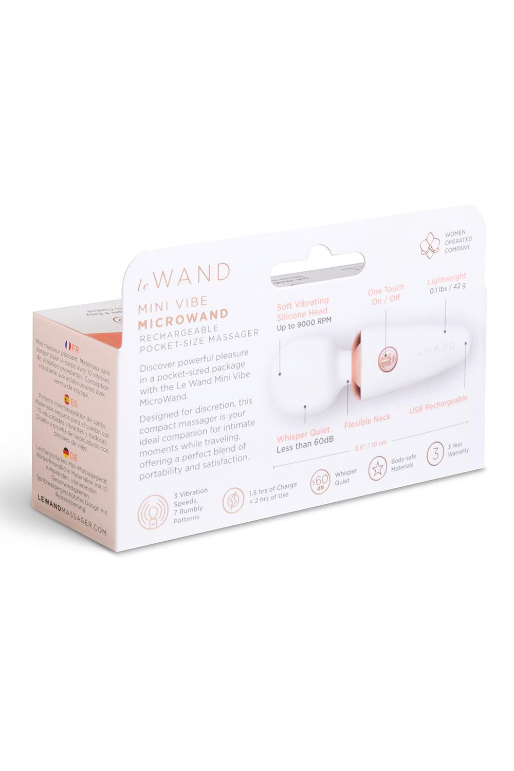 Mini Micro Wand - White