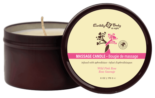 Massage Candle Aphrodisiac Collection - Wild Pink Rose