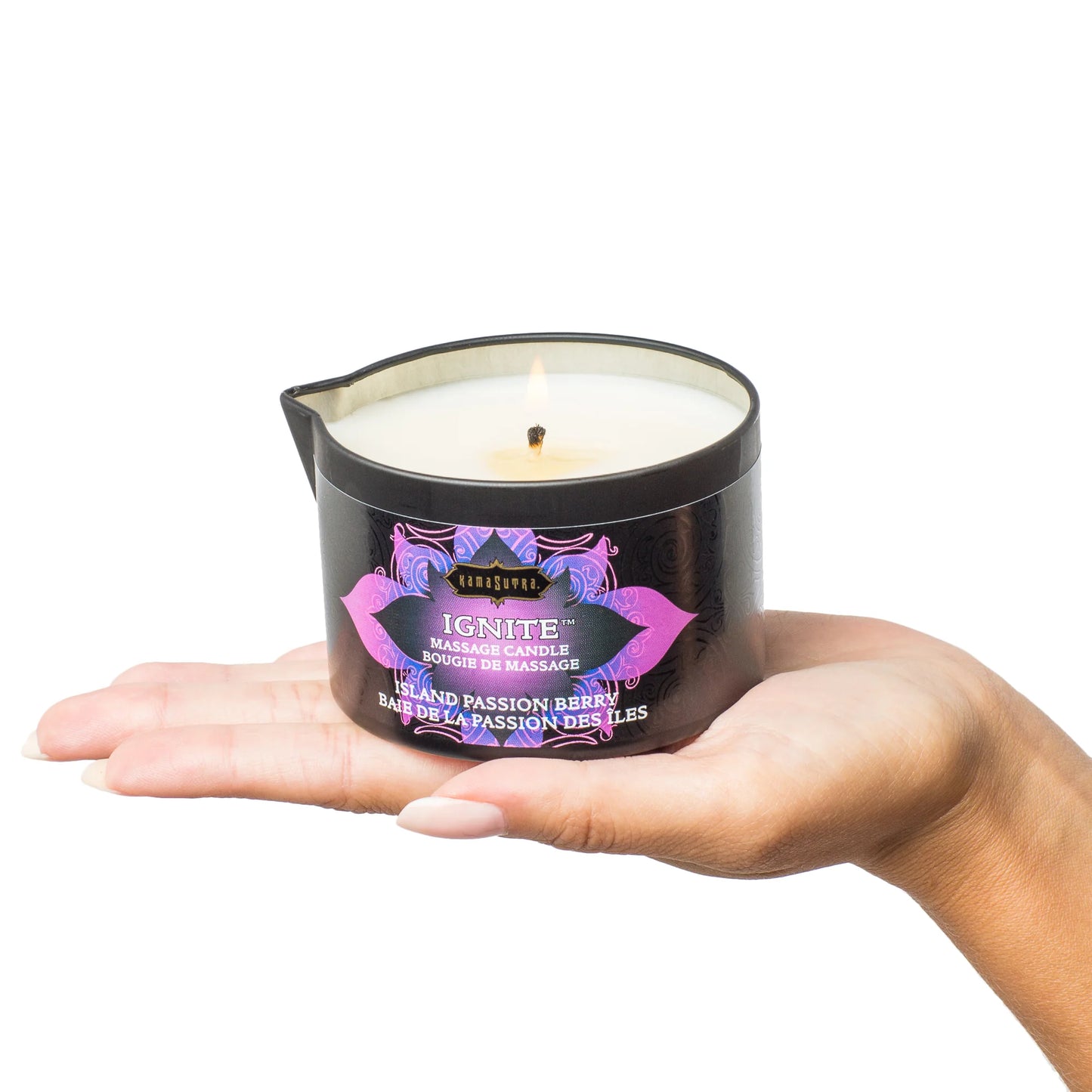 Ignite Massage Oil Candle - Island Passion Berry